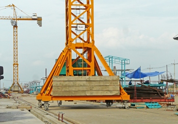Nine Potain cranes build and run pre-cast concrete facility in Thailand