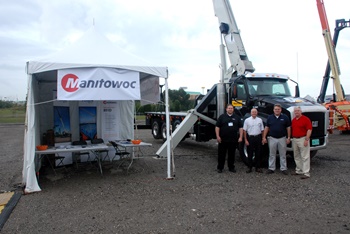 Manitowoc at the Lift & Access Showcase event and the Crane Rodeo competition, October 2012
