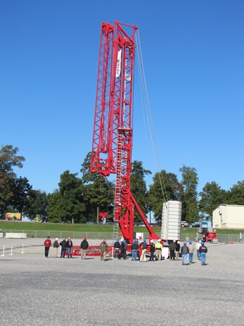 Potain Igo T self-erecting crane event