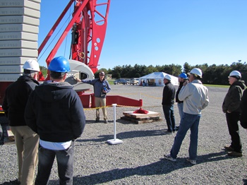 Igo-T self-erecting crane event, Shady Grove PA