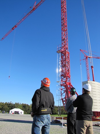 Igo-T self-erecting crane event, Shady Grove PA