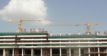 Leading Indian contractor relies on Potain cranes at landmark development