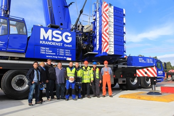 First Grove GMK6400 arrives in Germany