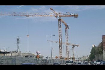 28 Potain tower cranes assist on Middle East’s largest Metro project