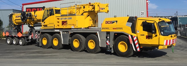 DCH Crane adds mobility and versatility to its fleet with Grove GMK5250L-1