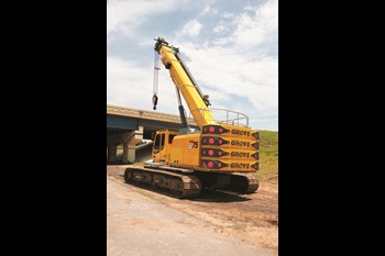 Manhattan Road & Bridge uses Grove GHC75 to increase efficiency on highway projects-1