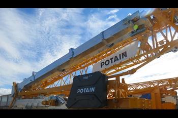 Manitowoc launches pioneering Potain Hup 40-30 self-erecting crane 4