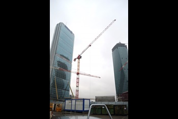 Potain MDT 308 A cranes help CMB reshape Milan’s skyline