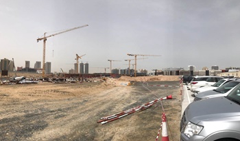 NFT supplies Potain cranes to new tech hub in the Middle East
