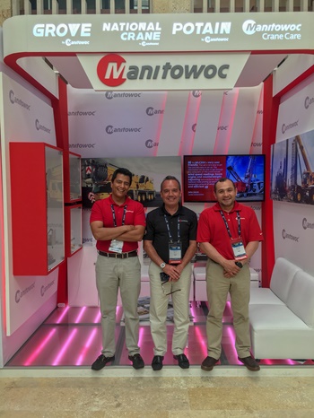 Manitowoc promotes its most innovative technologies at Colombia’s largest infrastructure event