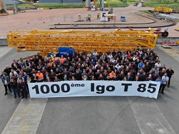 Manitowoc sells and ships 1,000th Igo T 85