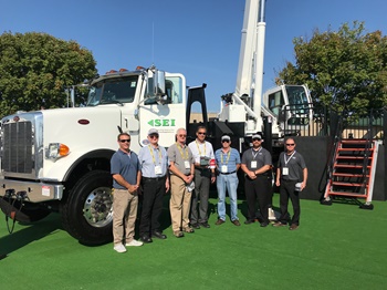 Stephenson Equipment Inc. takes delivery of new National Crane NTC55L and celebrates customers at ICUEE 