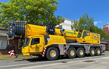 Steenhoff to erect Potain tower cranes with new Grove GMK5250L-1-3